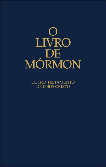 O Livro De Mórmon