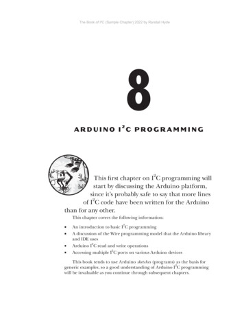 ARDUINO I 2C PROGRAMMING - No Starch Press