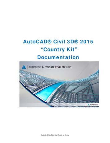 AutoCAD Civ Il 3D 2015 Country Kit