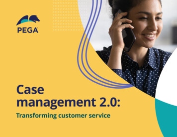 Case Management 2.0 - Pega