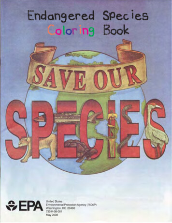 Endangered Species Coloring Book - US EPA