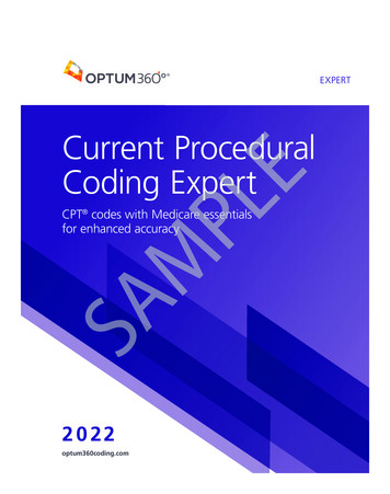 Current Procedural Coding Expert SAMPLE - OptumCoding
