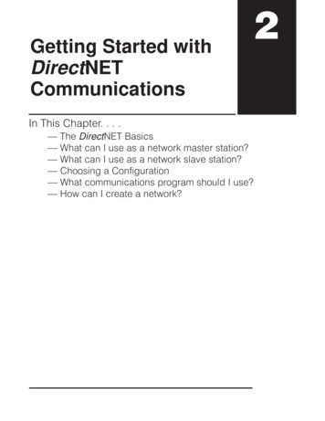 Getting Started With DirectNET Communications