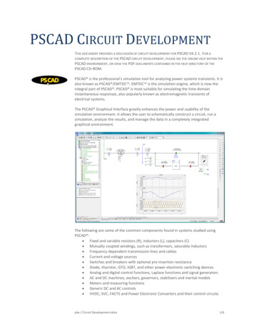 PSCAD Circuit Development - INDIELEC