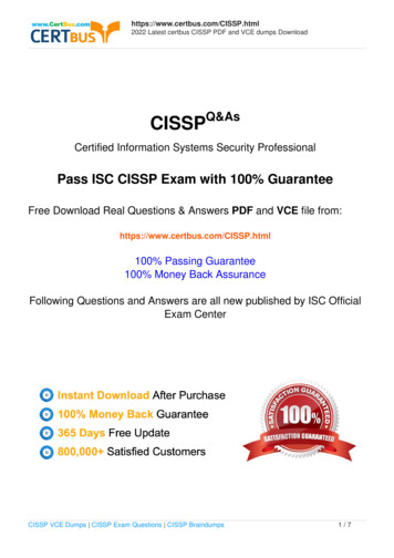 CISSPQ&As - Pass4Lead