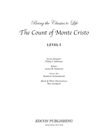 The Count Of Monte Cristo 1-72 - EDCON Publishing
