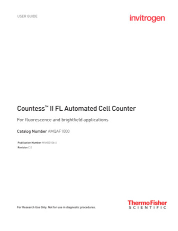 Countess II FL Automated Cell Counter - Thermo Fisher Scientific