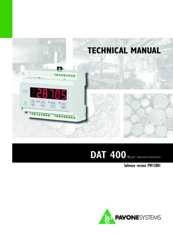 Manuale DAT400 P13081