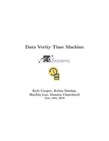 Data Verity Time Machine - Computer Science