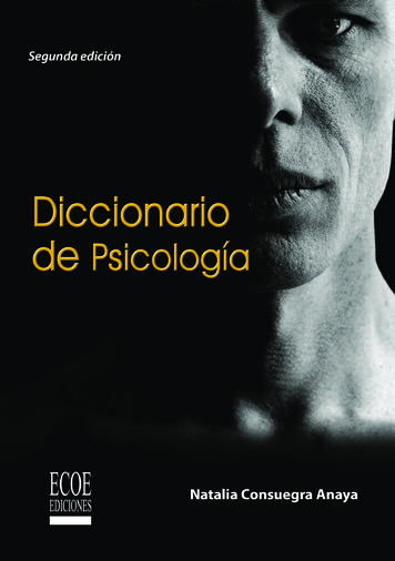 Psicóloga De La Ponti Cia - Ecoe Ediciones