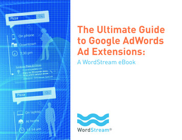 The Ultimate Guide To Google AdWords Ad Extensions - WordStream