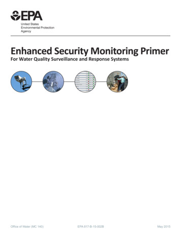 Enhanced Security Monitoring Primer - US EPA