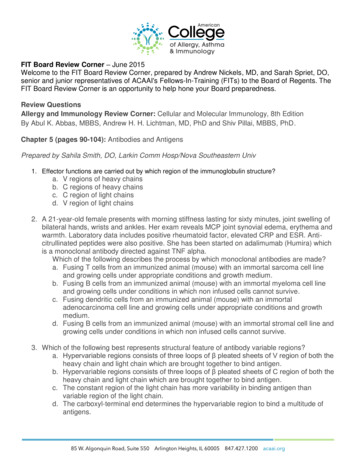 Review Questions Allergy And Immunology Review Corner - ACAAI Member