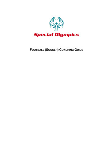 Football Coaching Guide - Special Olympics