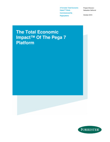 The Total Economic Impact Of The Pega 7 Platform - Delivery Centric