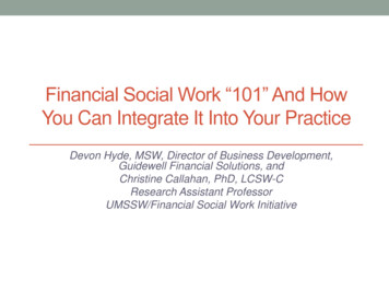 Financial Social Work 