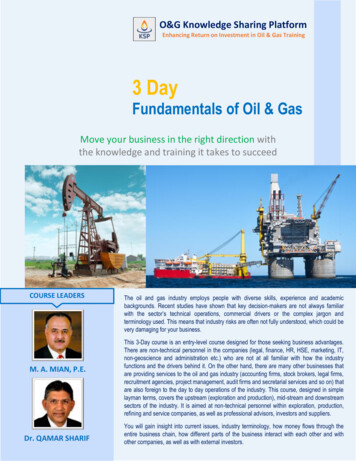 Fundamentals Of Oil & Gas