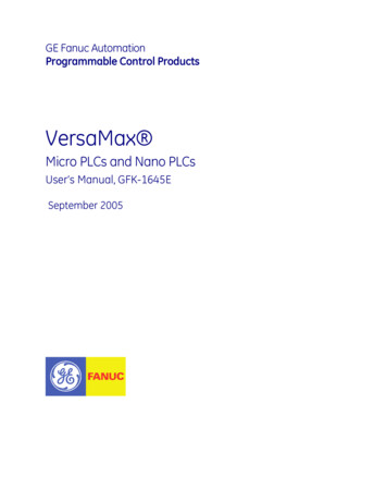 VersaMax Micro And Nano PLCs Manual, GFK-1645E - EGM LLC