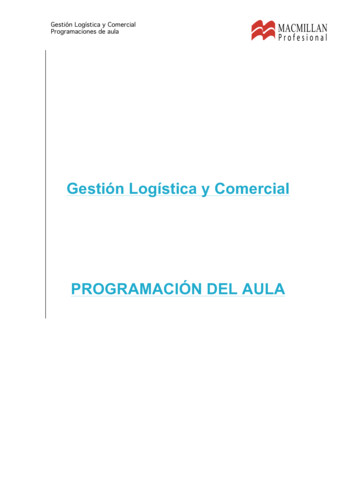 Gestión Logística Y Comercial PROGRAMACIÓN DEL AULA