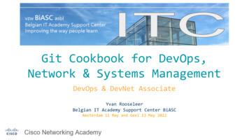Git Cookbook For DevOps, Network & Systems Management