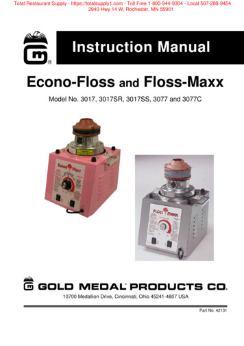 Instruction Manual Econo -Floss Floss -Maxx - Totalsupply1 