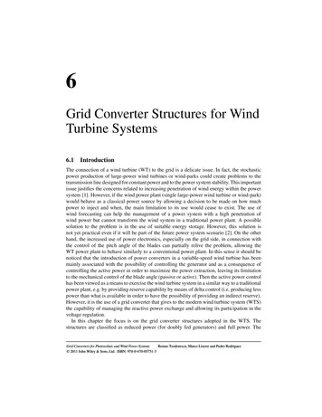 Grid Converter Structures For Wind Turbine Systems