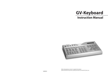 GV-Keyboard - GeoVision