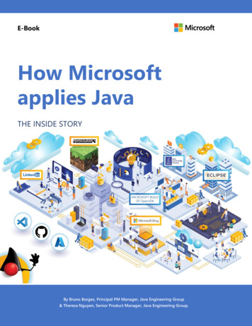 How Microsoft Applies Java