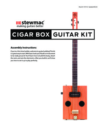 CIGAR BOX GUITAR KIT - Stewmac 