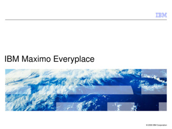 IBM Maximo Everyplace - Total Resource Management