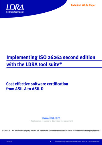 Implementing ISO 26262 Second Edition With The LDRA Tool Suite