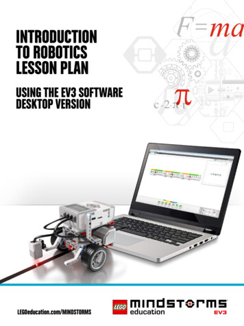 INTRODUCTION TO ROBOTICS LESSON PLAN - Génération Robots