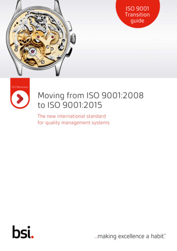 ISO Revisions Moving From ISO 9001:2008 To ISO 9001:2015 - BSI Group