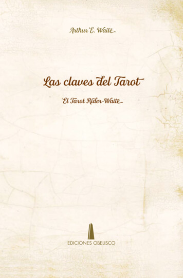 Las Claves Del Tarot - Nirvana Libros
