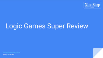 Logic Games Super Review - Blueprint Prep
