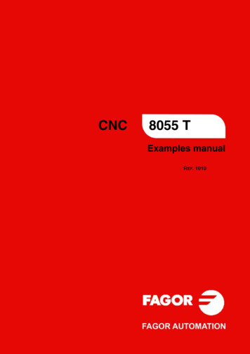 CNC 8055 - Programming Examples (·T· Model) - ACERonline
