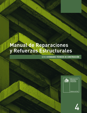 Manual De Reparaciones Y Refuerzos Estructurales