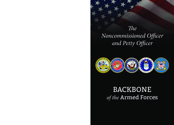The Noncommissioned Officer And Petty Officer - Joint Chiefs Of Staff