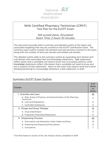 NHA Certified Pharmacy Technician (CPhT) - Pearland High School