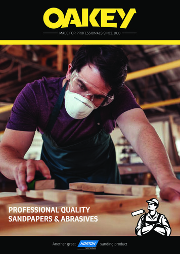 Oakey - Made For Professionals Since 1833