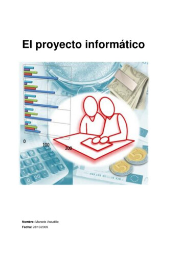 El Proyecto Informático - Monografias 