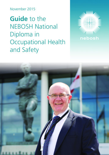 Guide To The NEBOSH National Diploma In Occupational Health And Safety