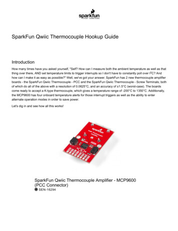 SparkFun Qwiic Thermocouple Hookup Guide - Digi-Key