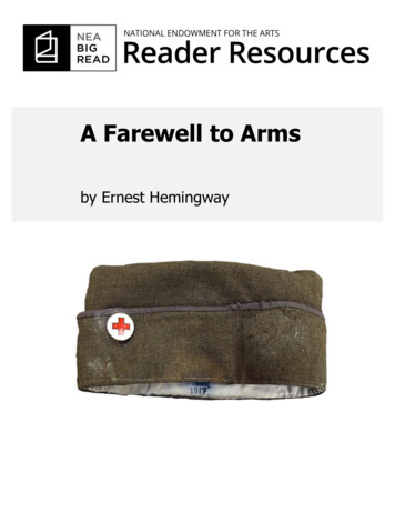 A Farewell To Arms - National Endowment For The Arts