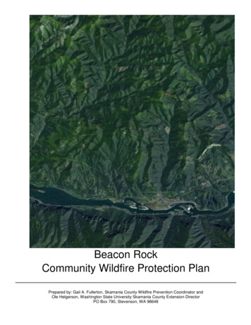 Beacon Rock Community Wildfire Protection Plan