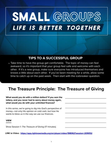 The Treasure Principle: The Treasure Of Giving - NHWW