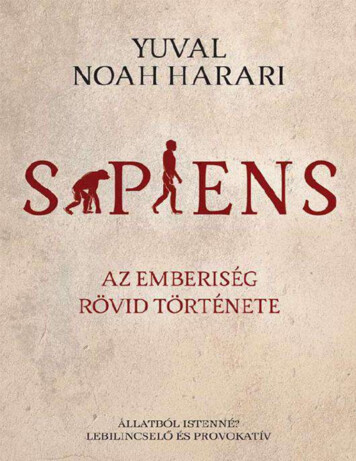Az Emberiség Rövid Története SAPIENS Yuval Noah Harari - Terebess