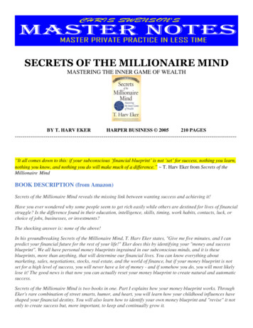 SECRETS OF THE MILLIONAIRE MIND - Imchrisswenson 