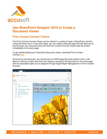 Use SharePoint Designer 2010 To Create A Document Viewer - Accusoft