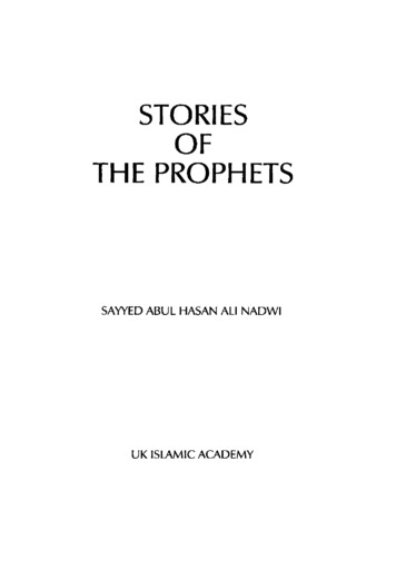 Stories Of The Prophets - Abul Hasan Ali Hasani Nadwi
